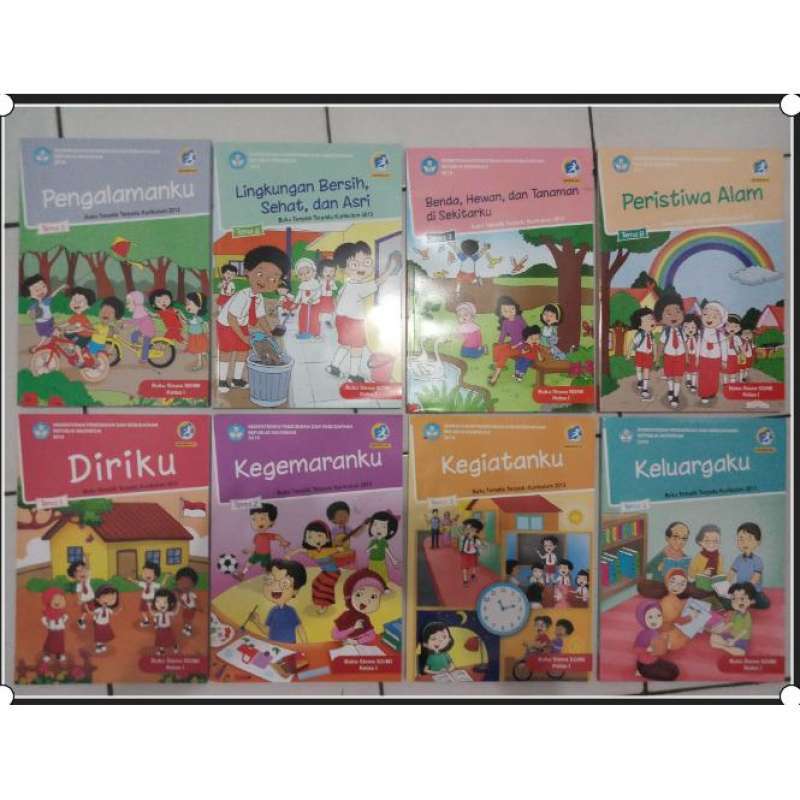 Promo Paket Buku Tematik 1 Tahun Kemendikbud Kelas 1 Tema 1,2,3,4,5,6,7 ...