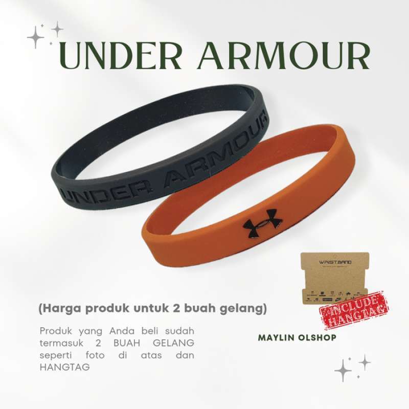 Under armour rubber bracelets outlet