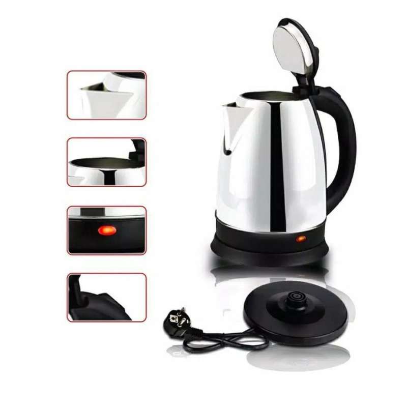 Stainless Steel Electric Electric Kettle Ltr Promo Teko Listrik 2l