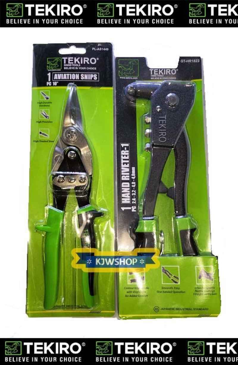 Jual Paket Aviation Snips Gunting Galvalum Lurus 10 Inch Tang Rivet ...