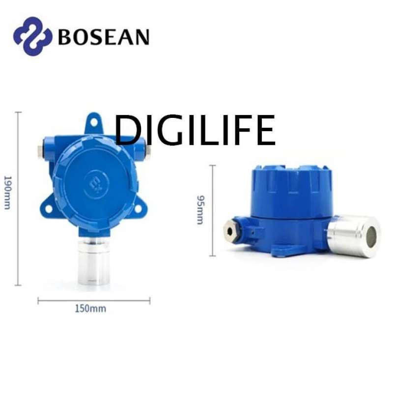Jual Ch4 Fixed Gas Detector Methane Bh-60 Ex Bosean Bh60 Metana Tester ...