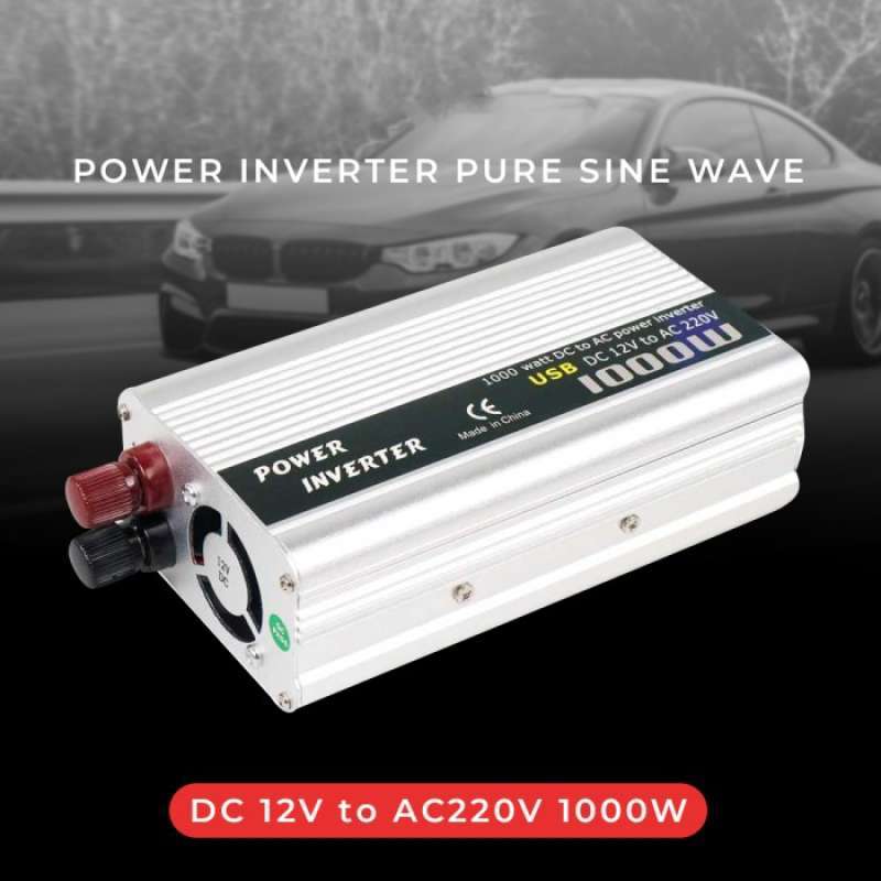Jual Power Inverter Psw 1000, Pure Sine Wave Dc 12 Volt To Ac 220 Volt