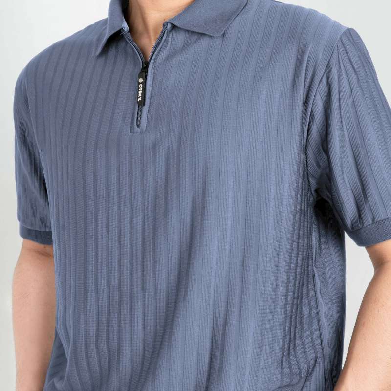 Otsky Polo Shirt Pria Rail Knit New All RAIL NIAGARA XXL
