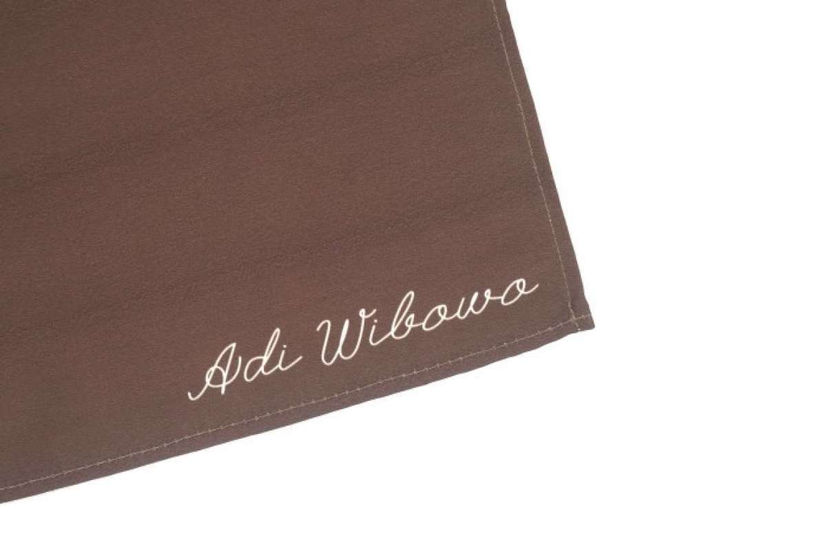 Jual custom pocket square inisial nama huruf satuan saputangan