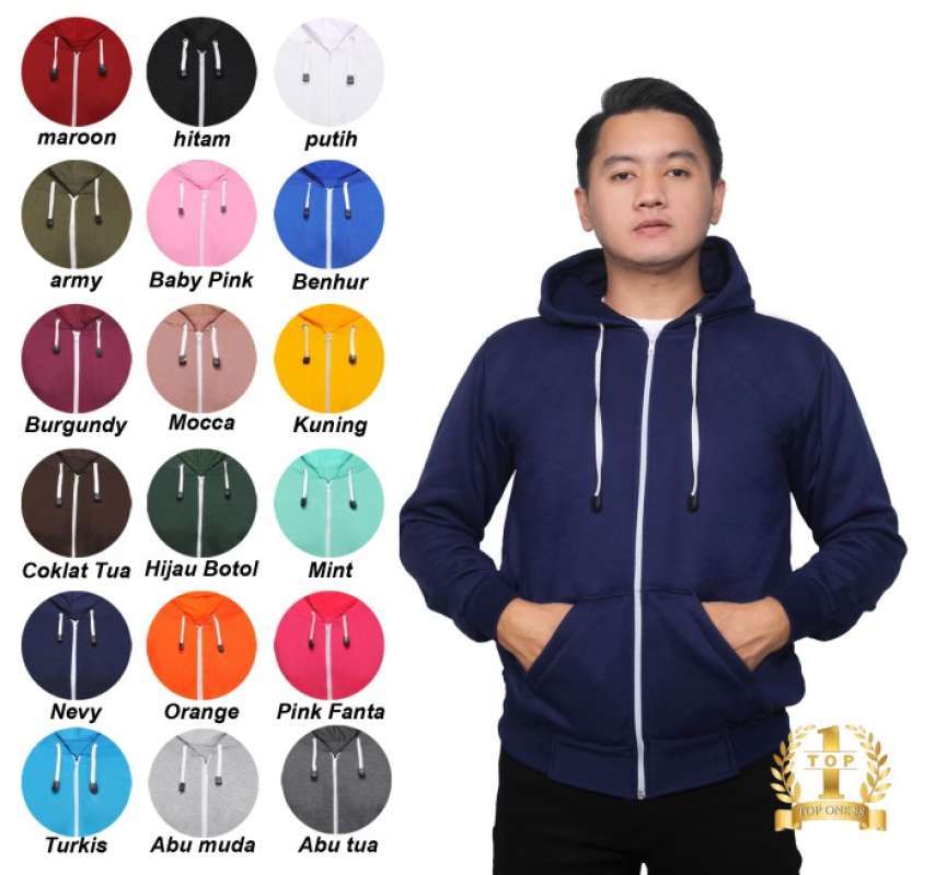 Jual Royal Hoodie Zipper Jaket Polos Unisex M Pink Fanta Di Seller Zati Shop Cengkareng Timur Kota Jakarta Barat Blibli