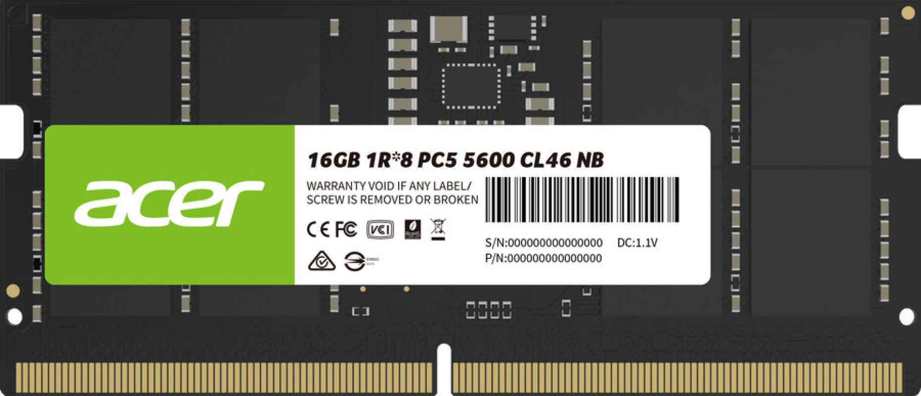 Jual Acer Sd200 Ddr5 5600 So-dimm [notebook Ram] Di Seller Alfa Artha ...
