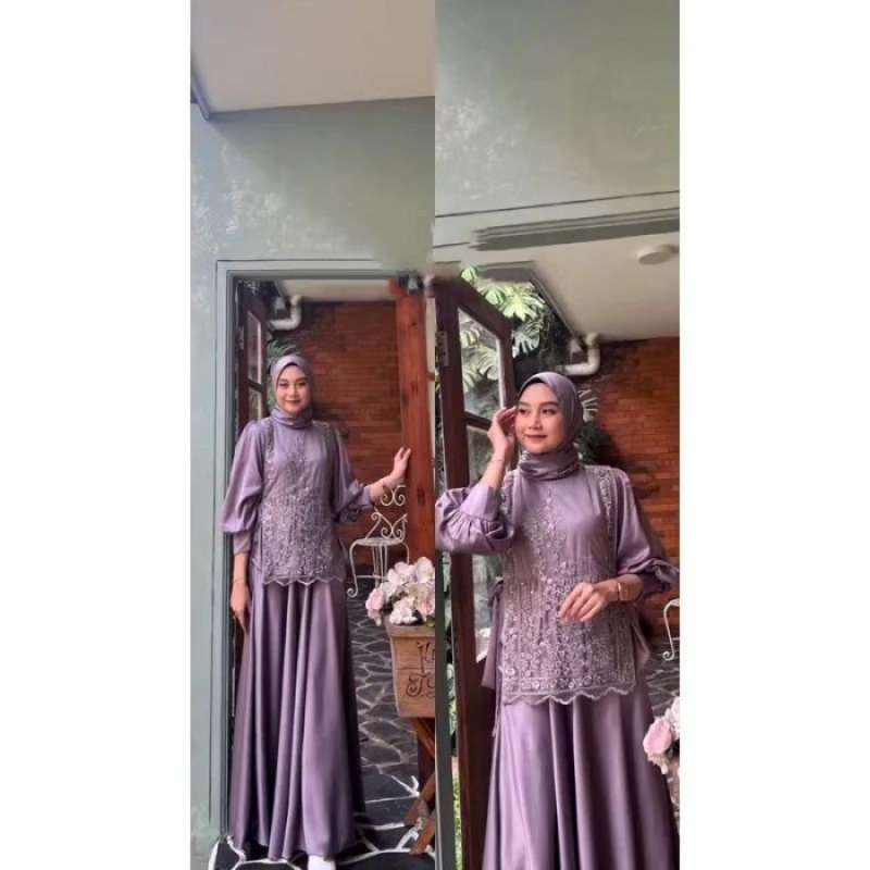 Jual Reiyna Dress Bridesmaid Hijab Gaun Pesta Wanita Mewah Gamis Brokat Mocca Xl Di Seller Zati Shop Cengkareng Timur Kota Jakarta Barat Blibli