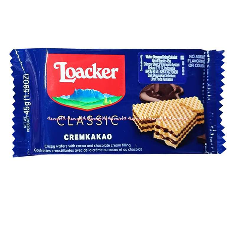 Jual Loacker 45gr Classic Cremkakao Napolitaner Alpine Milk Thins Dark ...