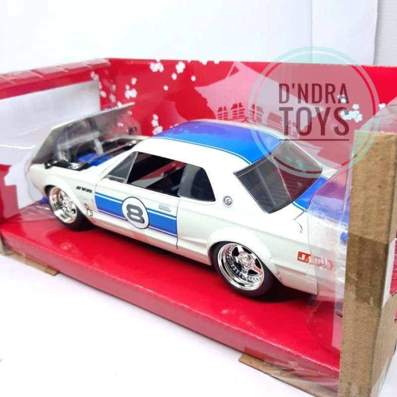 Jada Toys JDM Tuners 1:24 1971 Nissan Skyline GTR KPGC10 Diecast Model Car - Detailed & Brand New