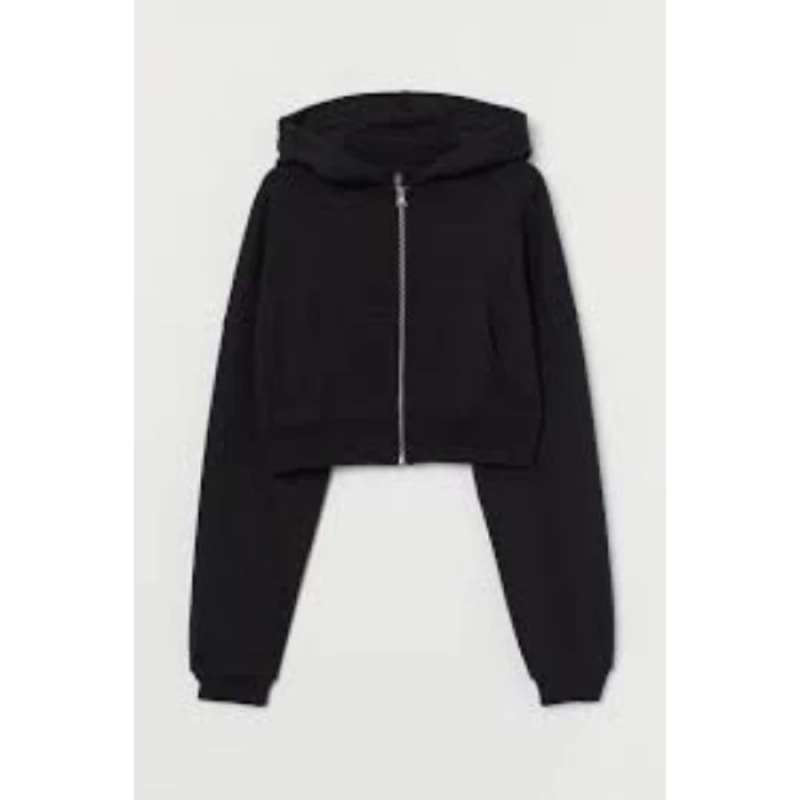 Jual Zipper Crop H m Basic Polos Hoodie Jaket Crop Wanita Fulltag Dark Grey L Di Seller Winter Cengkareng Timur Kota Jakarta Barat Blibli