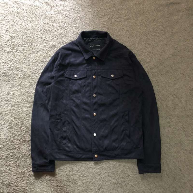 Jaket kulit zara man top