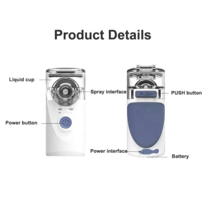 Pod Inhalasi Promo Mesh Nebulizer Portable Alat Bantu Pernapasan Asma Inhalasi ...