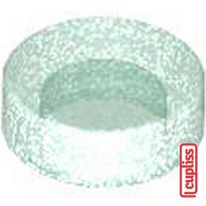 x1 LEGO Parts 6514199 Flat Tile 1x1 Round 35380 Transparent Light Blue - Main Image