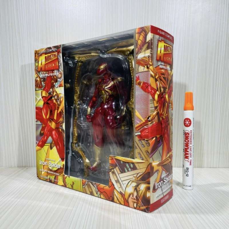 Promo Mainan Action Figure Revoltech Amazing Yamaguchi Iron Spider ...