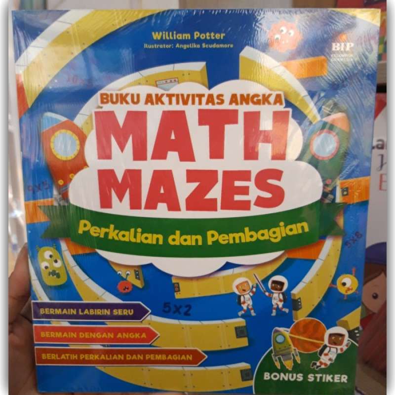Promo Buku Aktivitas Angka Math Mazes Perkalian Dan Pembagian Diskon 23 ...