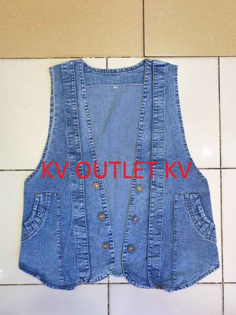 Vest jeans wanita new arrivals