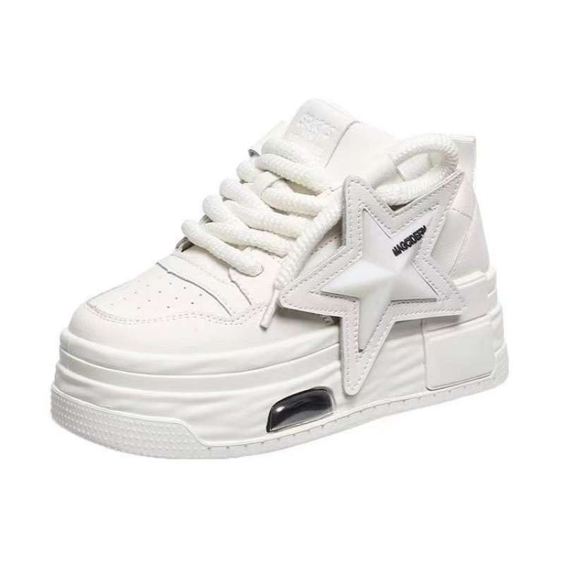 Sneakers wedges putih deals