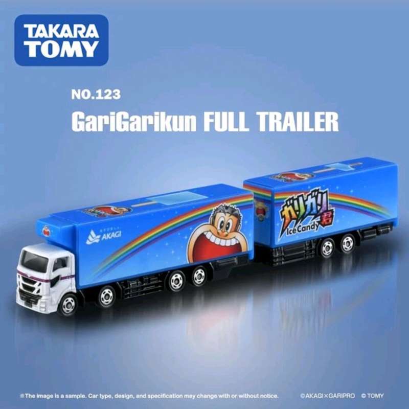 TOMICA LONG GARIGARIKUN FULL TRAILER TAKARA TOMY #123 DIECAST MOBIL TRUK  GANDENG TRAILER TRUCK KADO MAINAN ANAK DIECASTER COLLECTION GIFT TOY TOYS