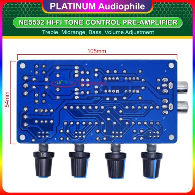 Jual Stereo Tone Control Modul Ne5532 Hifi Pre Amplifier Preamp Xh M164