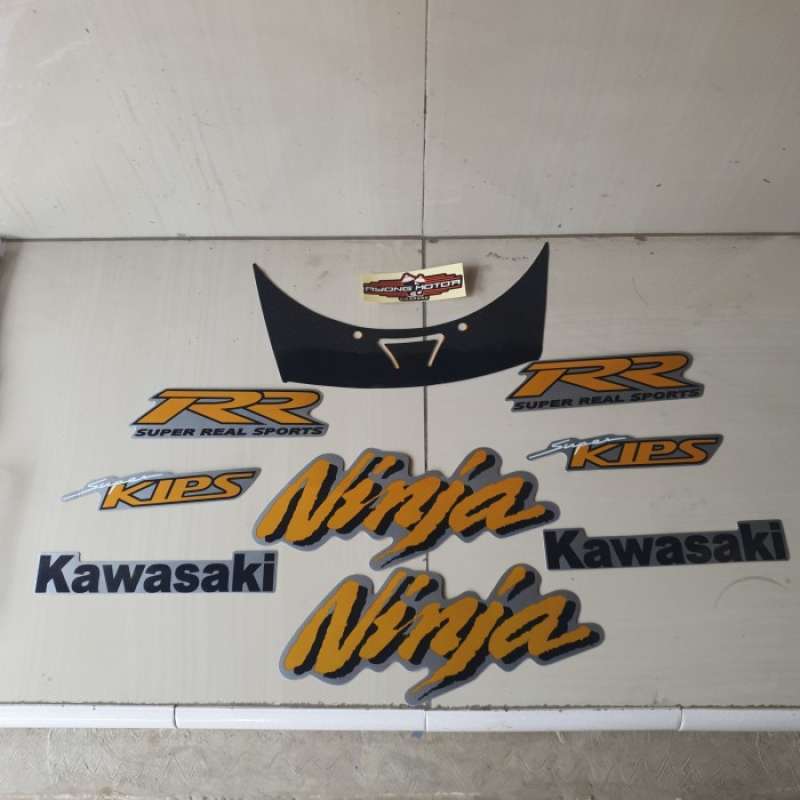 Jual Striping Ninja Rr Old 2007-2008 Abu Abu/silver Bahan Chrome Di Seller  Sari Djaya Store - Petojo Utara, Kota Jakarta Pusat | Blibli