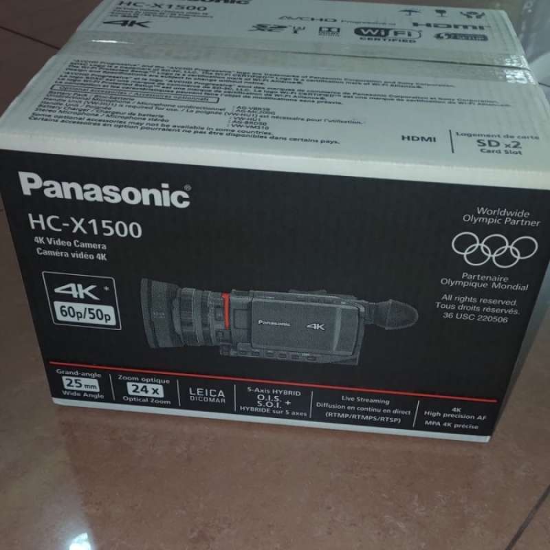 Promo Hc-x1500 Fessional Video 4k Resmi Diskon 23% Di Seller Tuplens ...