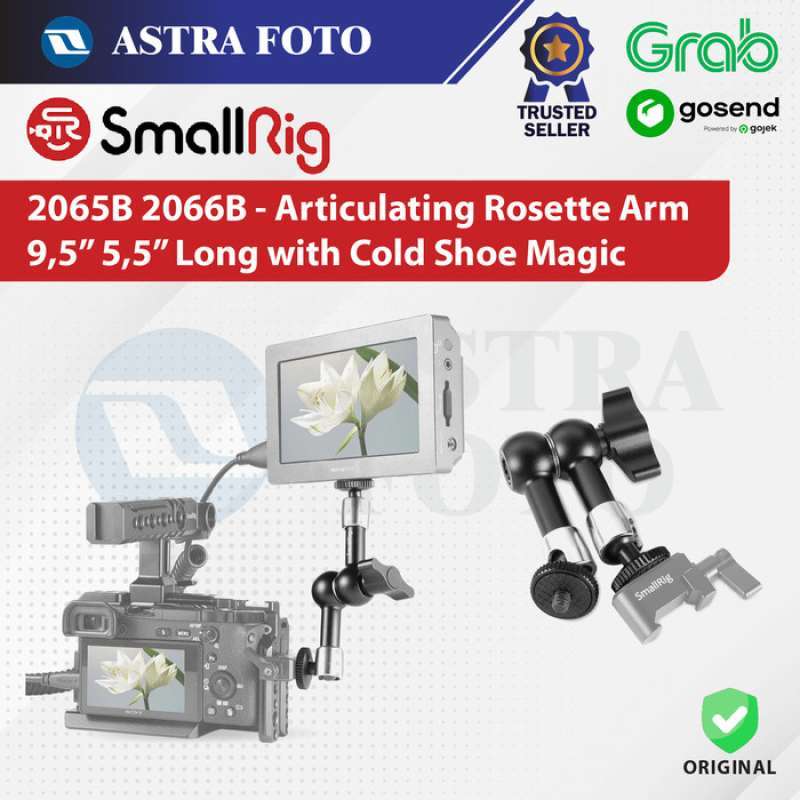 SMALLRIG Bras Magic 5" + Super Clamp - Support Pour Moniteur Et Lumière