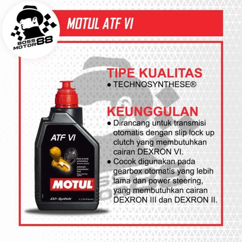 Promo Motul Atf Vi 1l - Oli Transmisi Matic 100% Diskon 23% Di Seller ...