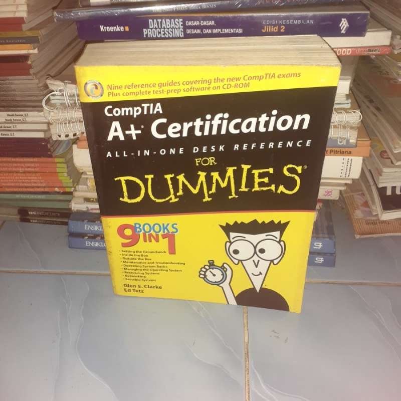 Jual Comptia A  Certification For Dummies Books 9 In 1 Di Seller