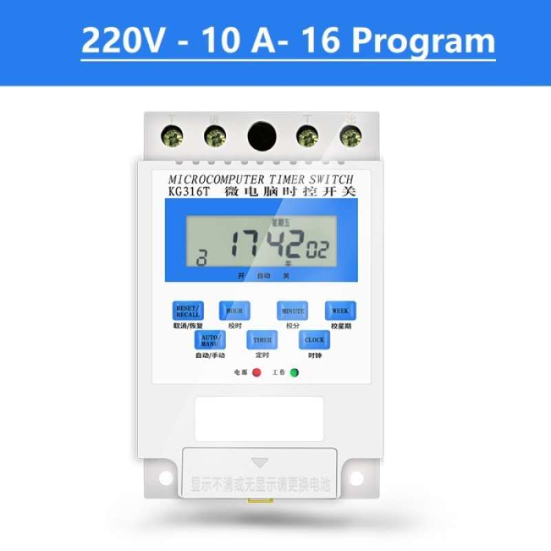 Jual Kg316t Digital Timer Relay Programmable Switch With Microcomputer ...