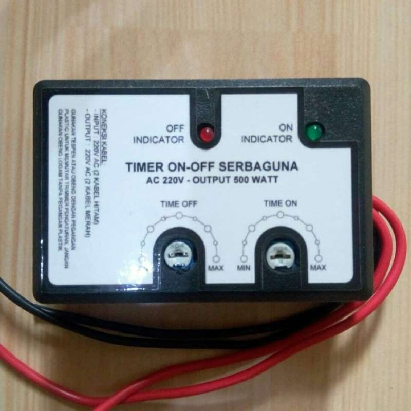 Timer Bel Otomatis Jual Timer On-off 500w Otomatis Serbaguna Ac 220v - Watt Besar ...