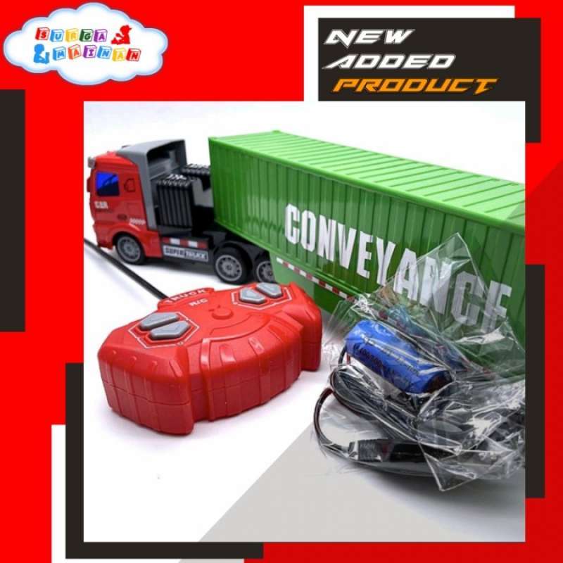 Promo Promo- Mainan Rc Truk Kontainer Convenyance Remote Control Truck ...