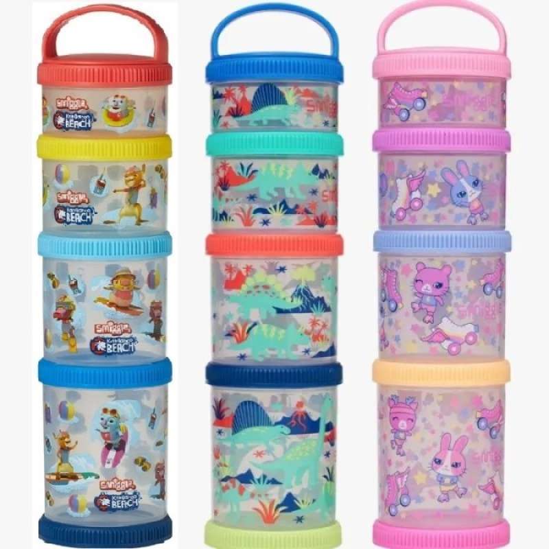 Jual Original Smiggle Snack Stack Kid Snack Storage Container X 4 Ori ...