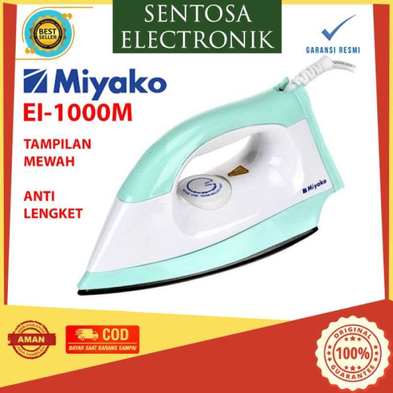 Promo Miyako Setrika Listrik Ei-1000m Murah Berkualitas Diskon 23% Di
