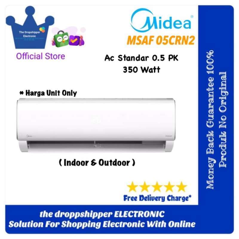 Msaf Circular Promo Ac Standar 1/2pk Midea Msaf 05crn2 350 Watt Ac Midea 0.5pk Crn2 ...