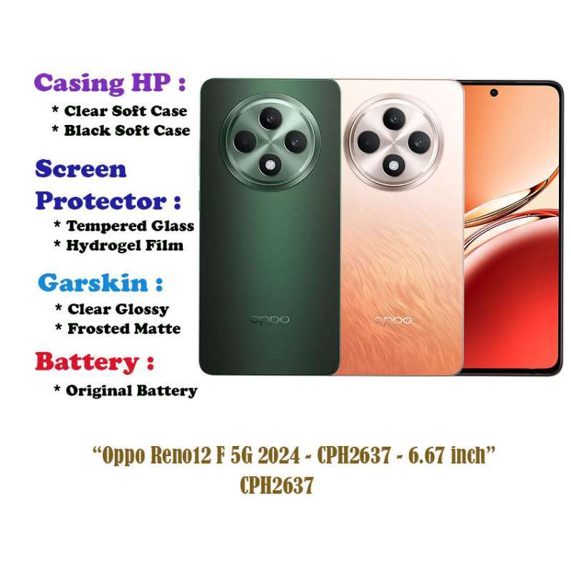 Display Touch OLED Per OPPO Reno 12F 4G/5G - Schermo Completo Con Vetro, Compatibile CPH2687 CPH2637