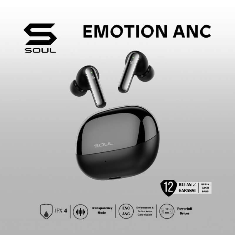 Soul Emotion ANC Active Noise Cancellation with Dual Mics ENC