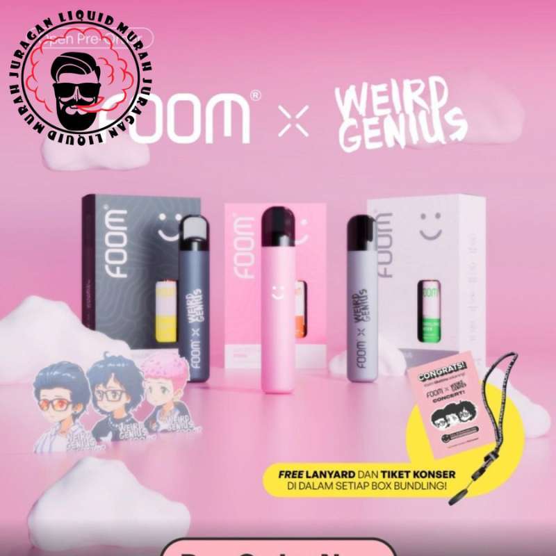 Promo Foom Pod X Weird Genius Bundling Authentic - Pink Diskon 8% Di Seller  Juragan Liquid Murah Id - Pejagalan, Kota Jakarta Utara | Blibli