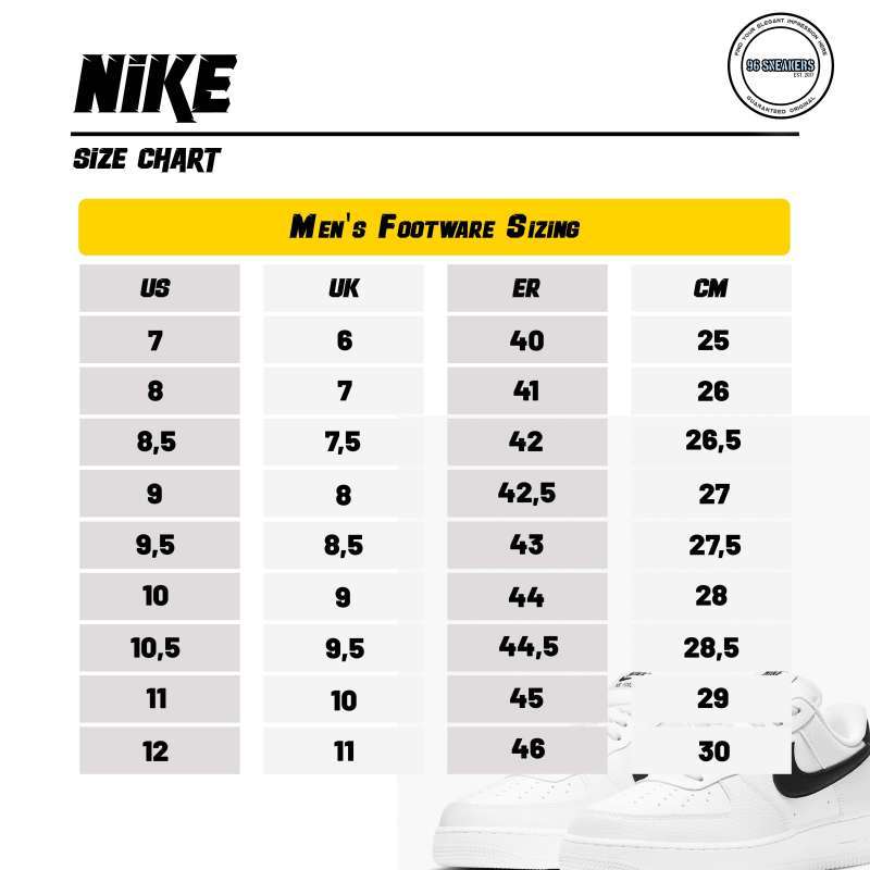 Shoe Size Air Presto Size Chart Nike Air Presto By You Custom Women's