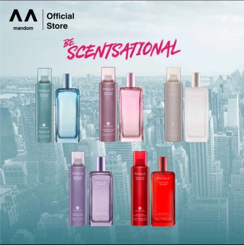 Jual Pucelle Eau De Luxe Cologne Glitzy 100 Ml Di Seller