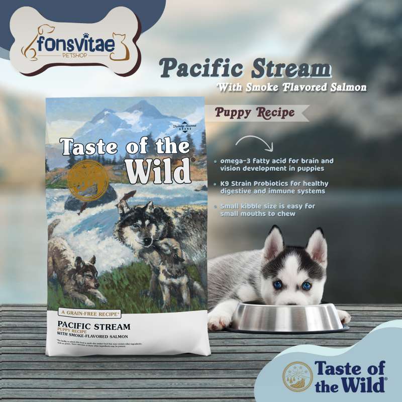 Salmón Taste Puppy Recipe Taste Of The Wild Pacific Stream Puppy