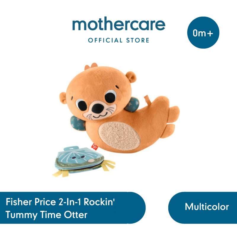 Promo Fisher Price 2-in-1 Rockin' Tummy Time Otter Mainan Boneka