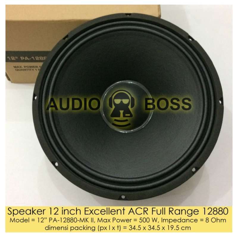 Promo Speaker 12 Inch Excellent Acr Full Range 12880 Speaker Acr