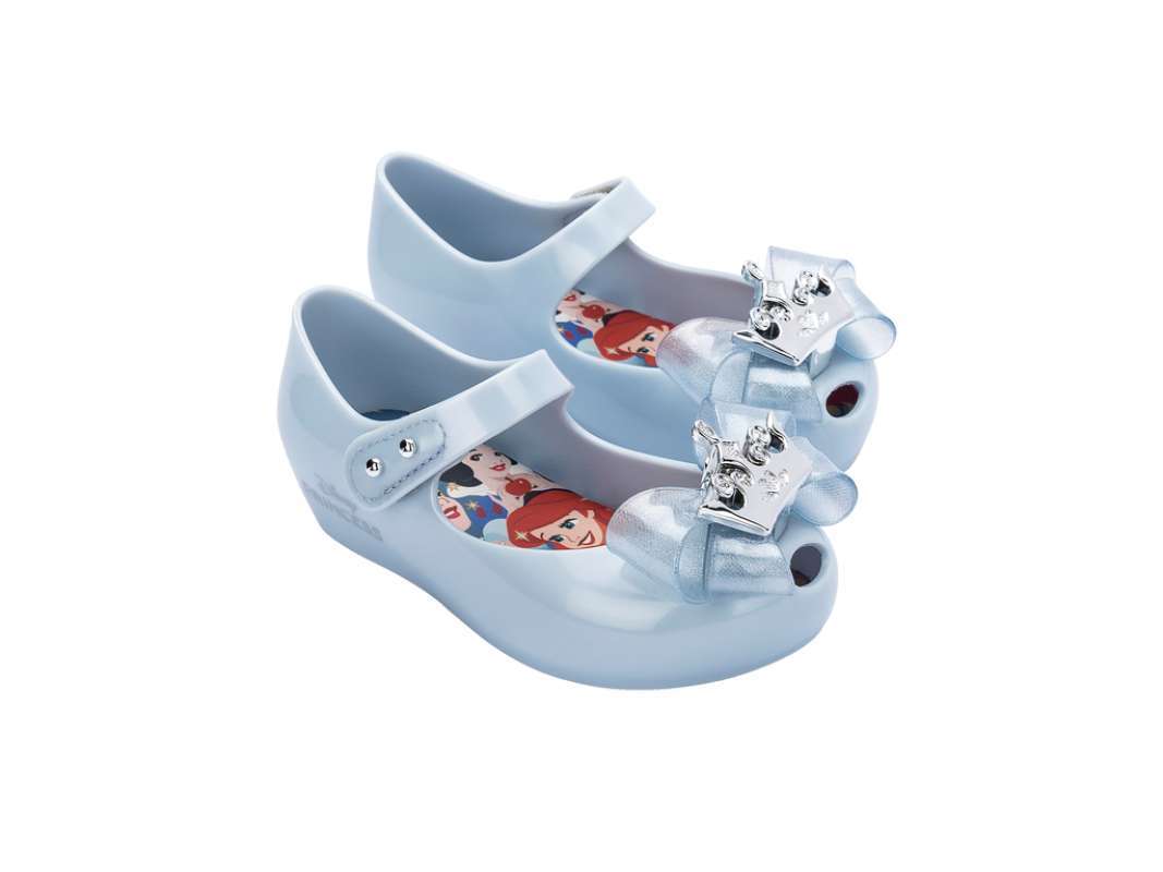 Mini Melissa SS25 Ultragirl Ii+ Disney Princess Bb Pearly Blue Sepatu Anak  Perempuan (36074BF7770)