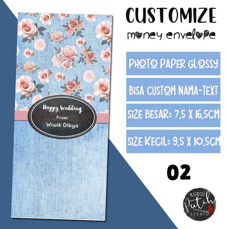 Jual Amplop Uang Kondangan Angpao Money Envelope Wedding