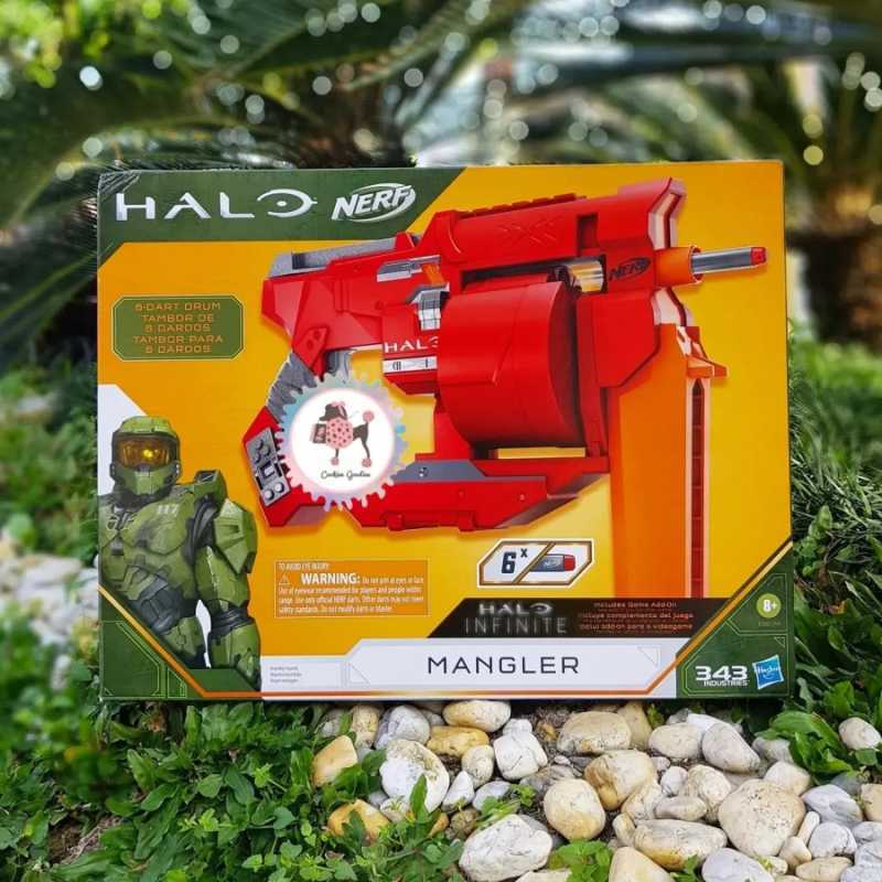 Dart Blaster Halo Hasbro NERF Halo Bulldog SG Dart Blaster D'Best Toys