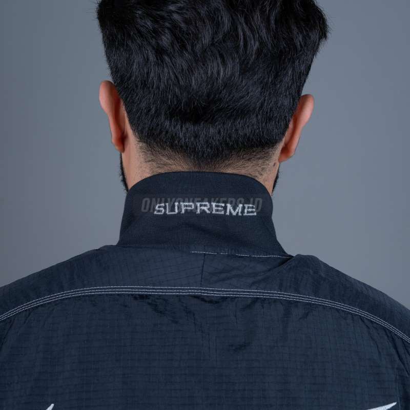 Jual Supreme X Nike Ripstop Pullover Black (100% Authentic