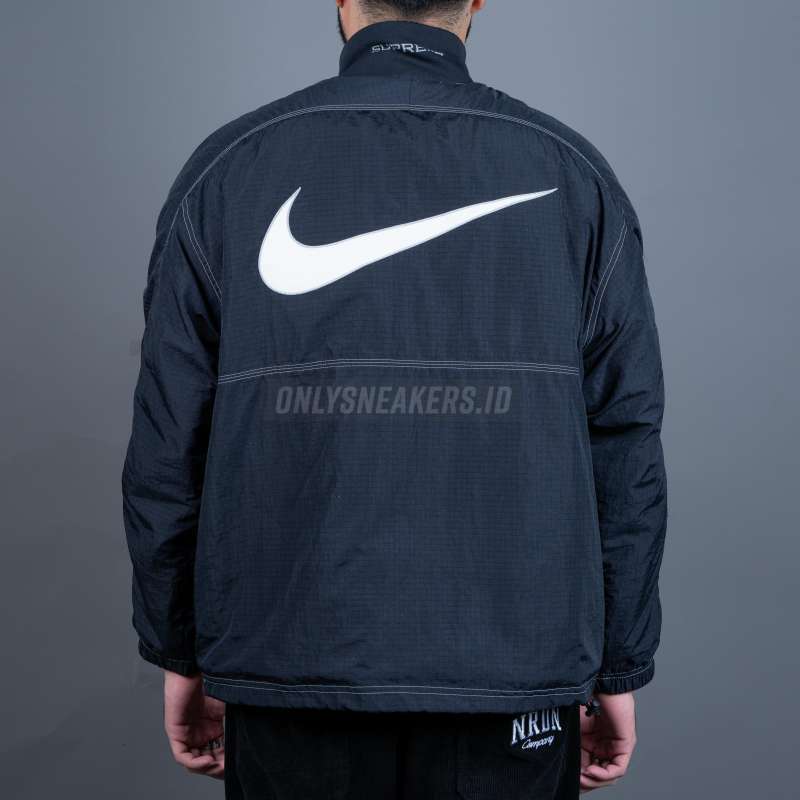 Jual Supreme X Nike Ripstop Pullover Black (100% Authentic