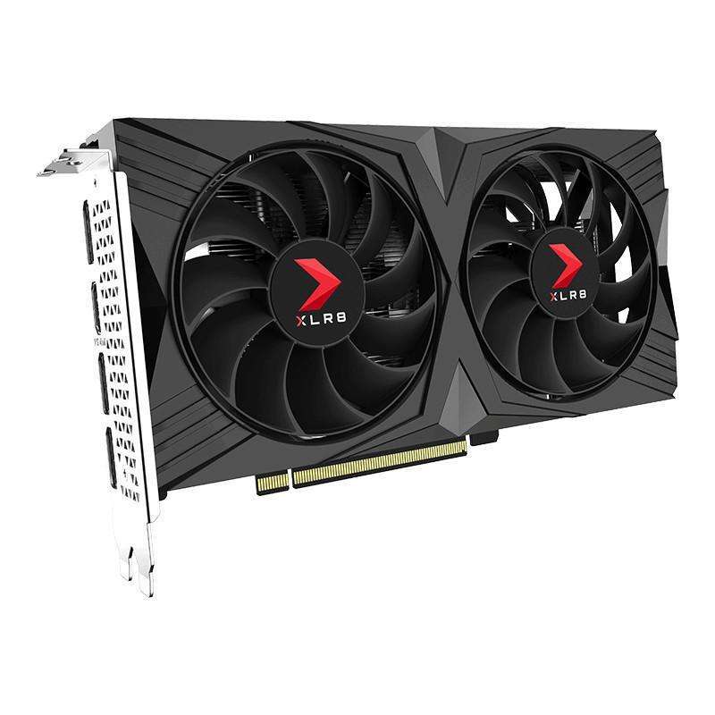 中古】PNY GeForce RTX 4060 8GB VERTO ダブルファン