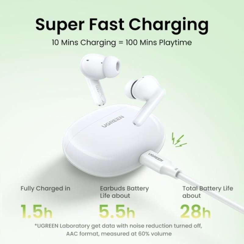 UGREEN Premium TWS HiTune P3 Earphone Wireless Bluetooth Noise Canceling