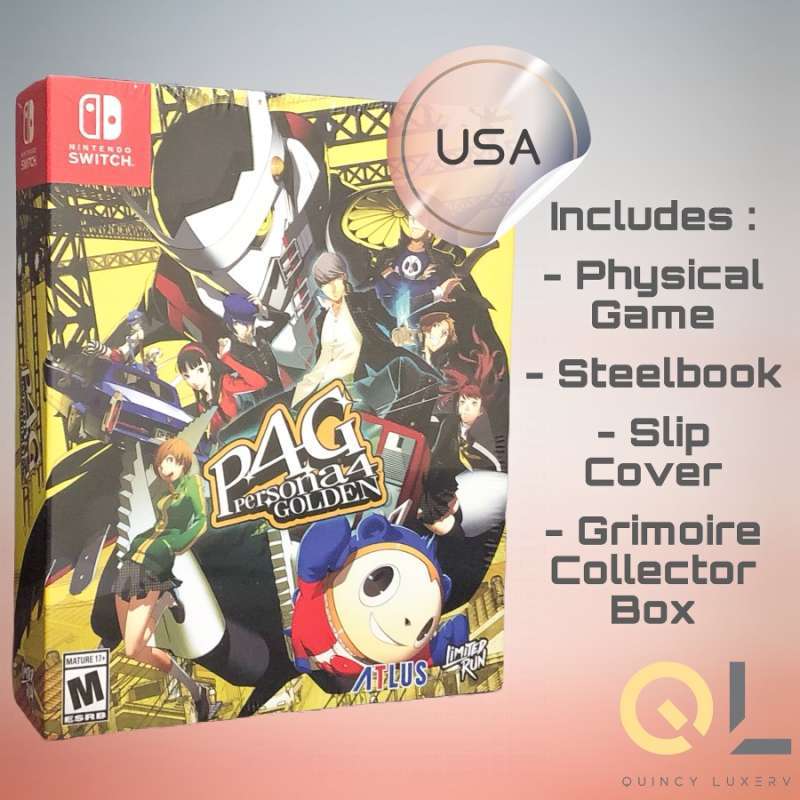 Jual Persona 4 Golden / P4g Grimoire Edition (switch) Di Seller